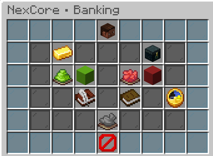 NexCore banking interface